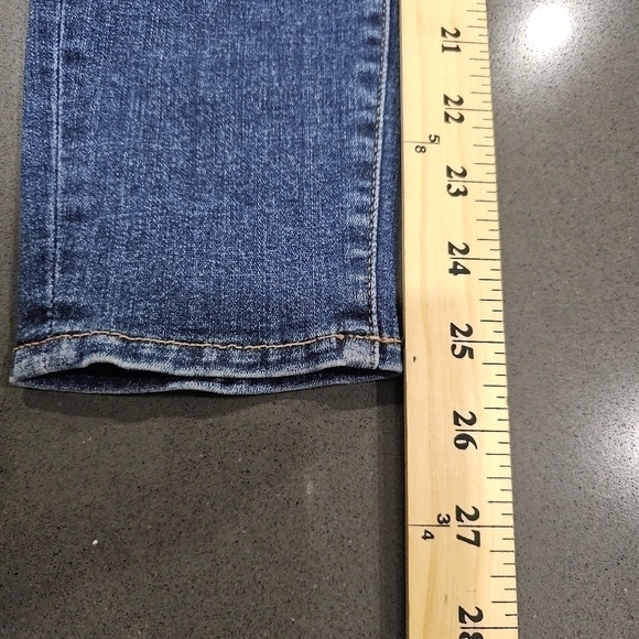 L'AGENCE  Margo High Rise Skinny Vintage Blue Dark Wash Jeans Sz 24 $275 Retail - Picture 6 of 11